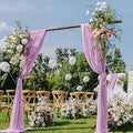Lilac Purple Wedding Arch Draping Fabric 29" x 20 FT Wedding Drapes by DeZerlor