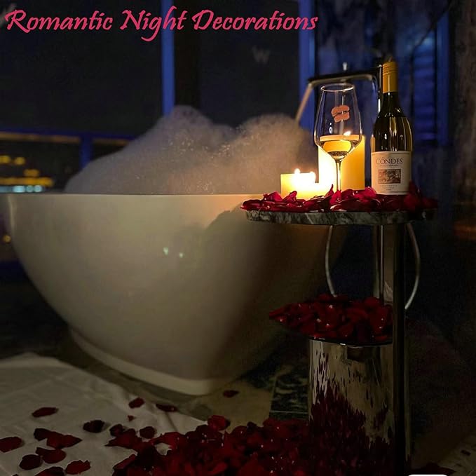 CODE FLORIST 2200 PCS Dark-Red Silk Rose Petals - Image 4