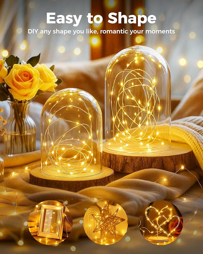 btfarm 50 Pack Fairy Lights Battery Operated, 7FT 20 LED Mini String Lights - Image 6