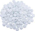 Galashield Flat Glass Marbles for Vases White Glass Gems Beads Pebbles Vase by Galashield