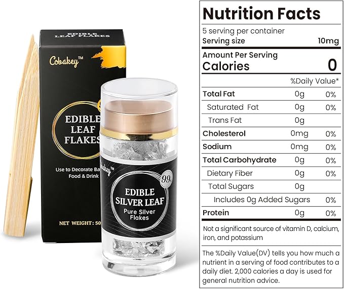 Cobakey Edible Silver Leaf - Image 8