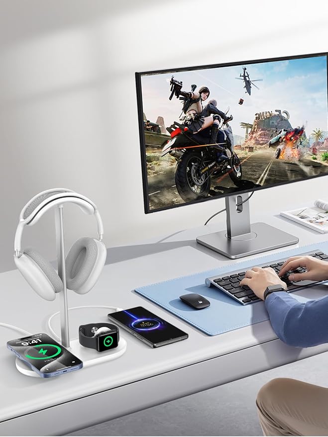 TopMade 5 in 1 Headphone Stand for Desk - Image 6