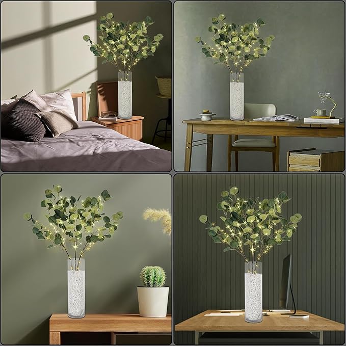 Lighted Eucalyptus Branches - Image 7