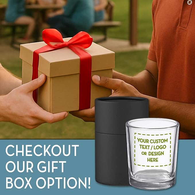Custom Image Shot Glass 2.5oz, Personalized - Image 6