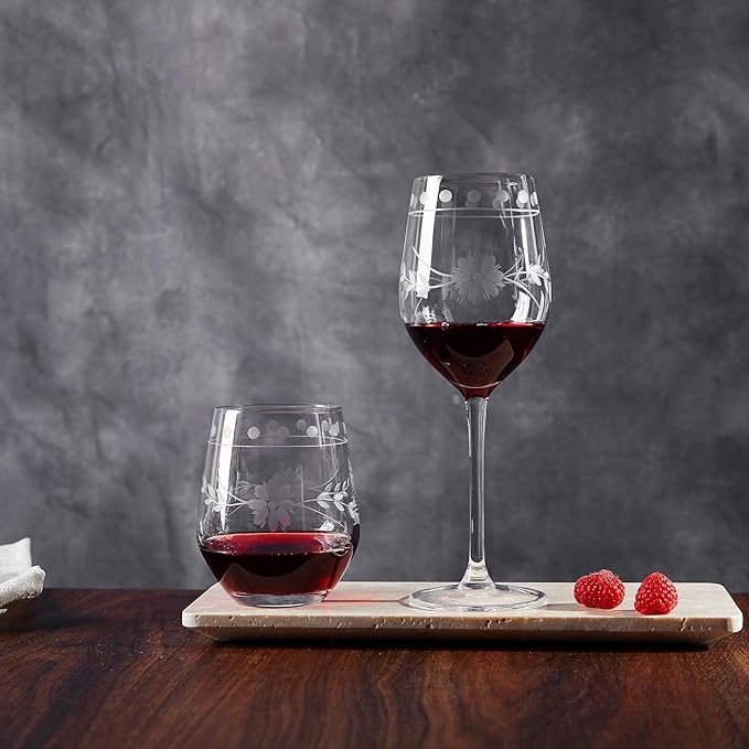 Premium Delight Wine Glasses Set of 4, 15 oz – Hand-Blown - Image 7