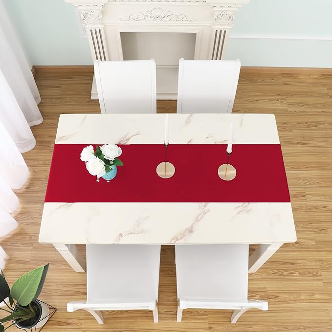 DUALIFE 2 Pack Table Runner 14 x 72 Inch Long Table Cloth Table Runners - Image 4