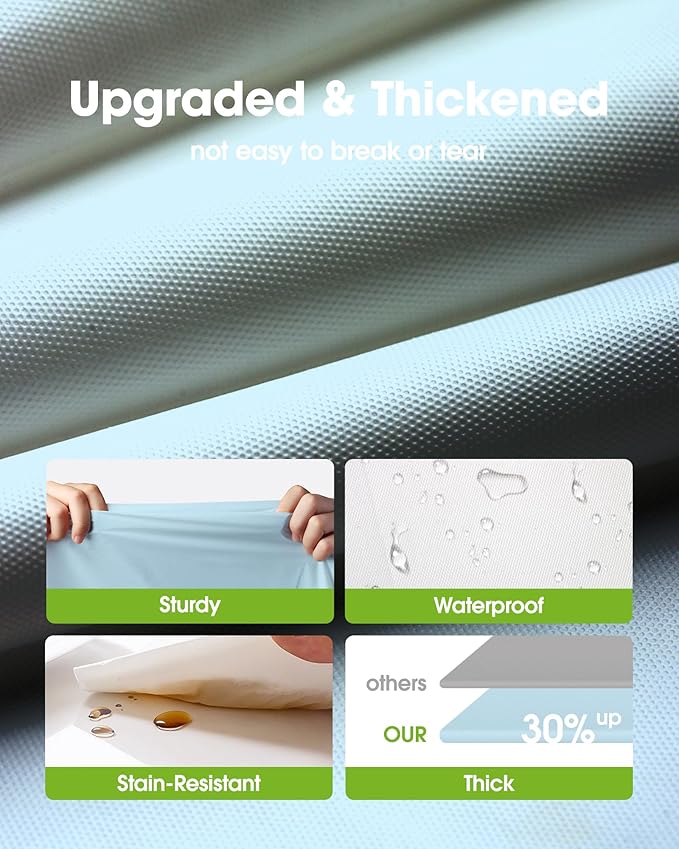 Pureegg Plastic Table Cloth Disposable 10 Pack, 54 x 108 Inch Table Cloths - Image 3