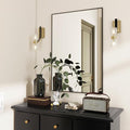 BEAUTYPEAK Black Bathroom Wall Mirror by BEAUTYPEAK