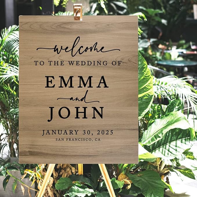 Andaz Press Large Wooden Welcome Sign - Image 4