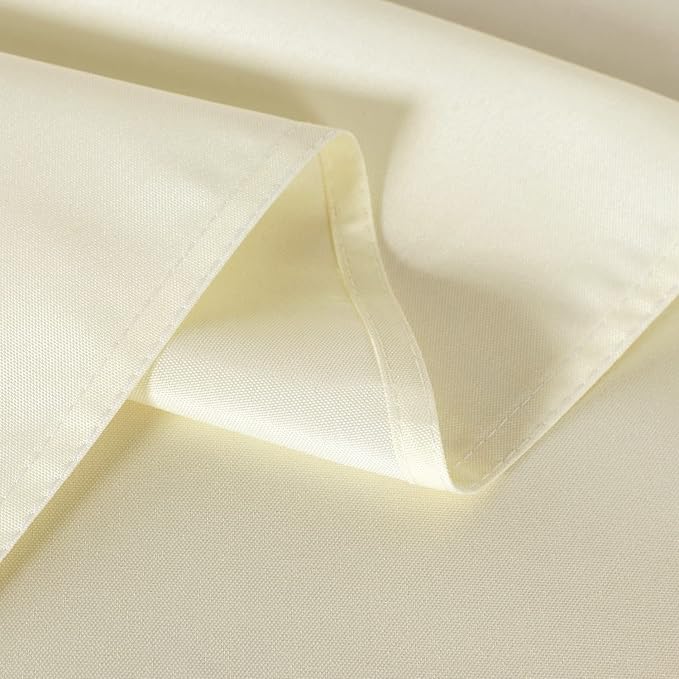 sancua 2 Pack Beige Tablecloth 60 x 84 Inch, Rectangle 4 Feet Table Cloth - Image 4