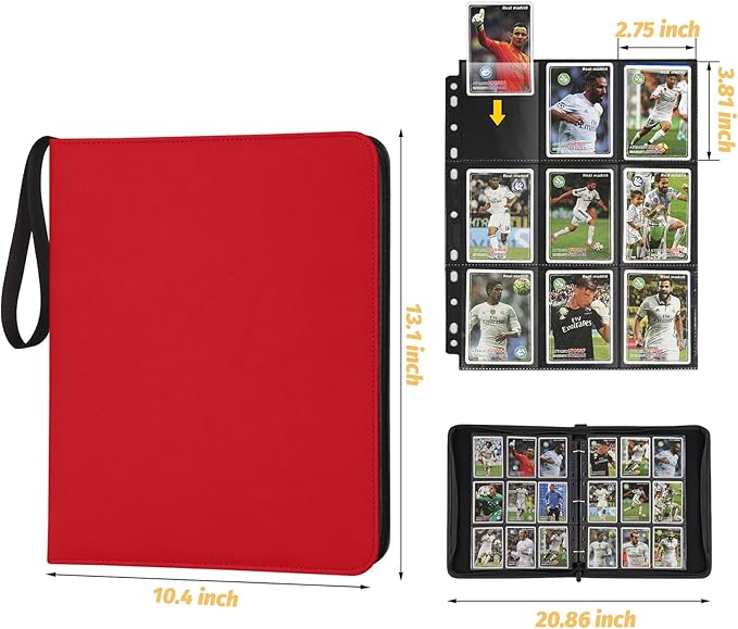 Trading Card Binder, Card Collection Binder Album Folder - Image 2