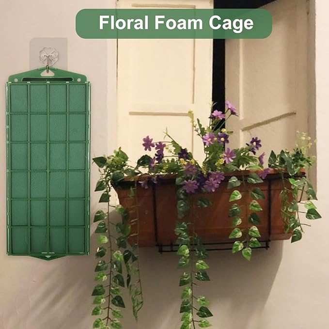 6 Pcs Floral Foam Cage, 11.8" x 4.5" x 3.1" Rectangle Flower Cage Holders - Image 7