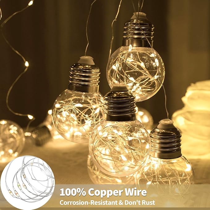 YOLIGHT Wishing Ball Curtain Lights 200 LED Window Curtain String Lights - Image 7