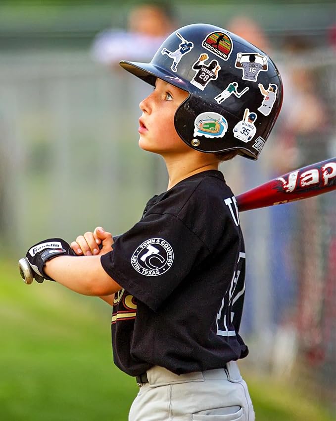 100 Pcs Sport Stickers for Kids, Baseball Water Bottle Stickers, Vinyl - Image 5