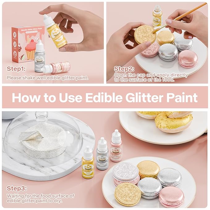 Edible Glitter Paint - Image 4
