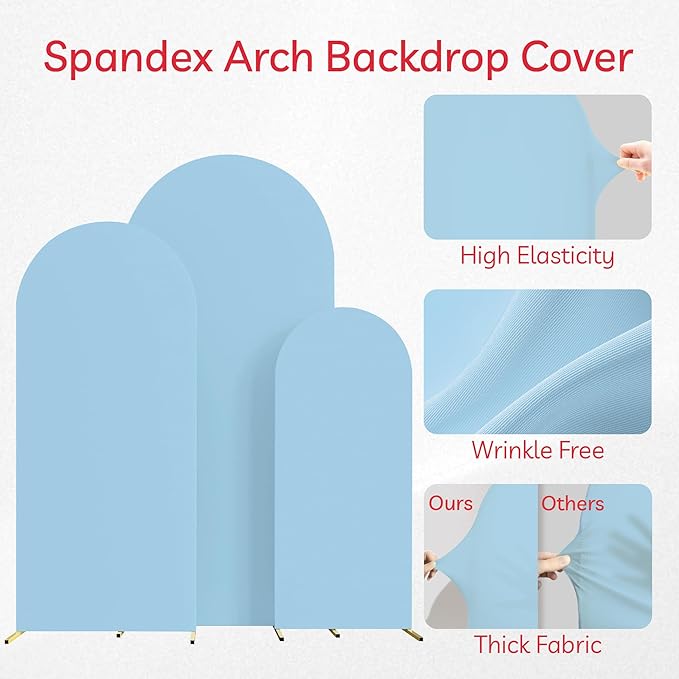 Spandex Anti Wrinkle Arch Backdrop Cover - Image 6