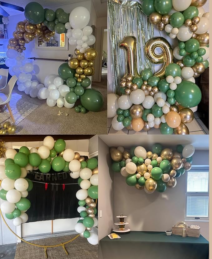 Sage Green Balloon Arch Kit - Image 7