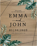 Andaz Press Large Wooden Welcome Sign by AndazPress