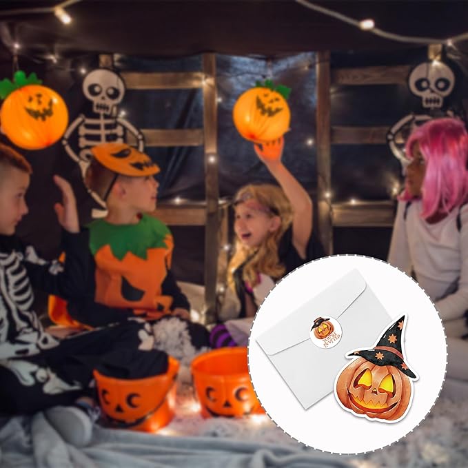 REWIDPARTY 15 Sets Halloween Invitations - Image 7