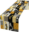 Excavator Table Runner, Boys Kids Construction Vehicles Equipment Trucks by Kurtect