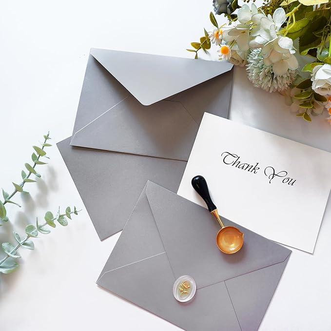 50 Pack 5x7 Envelopes Letter Size, Envelope 5.4x7.6 - Image 3
