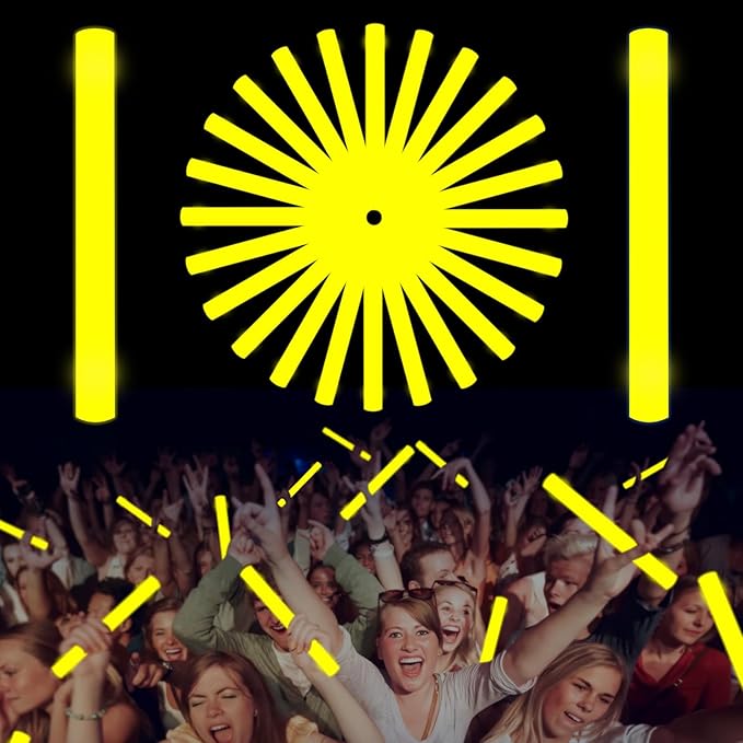 Glow Foam Sticks Bulk by NUDALA