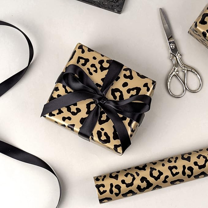 WRAPAHOLIC Reversible Leopard Wrapping Paper - Image 6