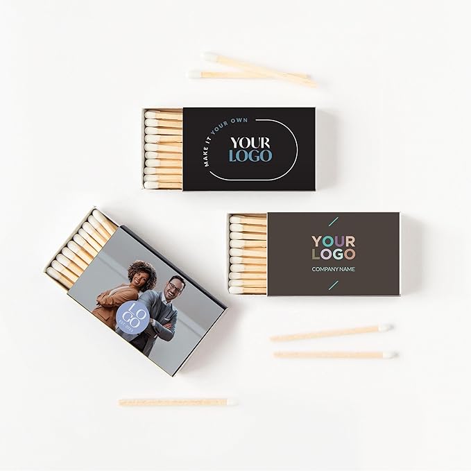 Weddingstar Matchboxes with Custom Printed Stickers - Image 2