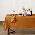 Talasily Linen Tablecloth 100% Pure Linen Table Cloth 60x120 Inches Rectangle by Talasily