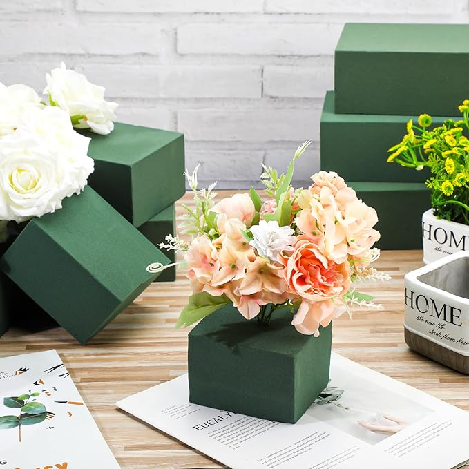 Marsui 30Pcs Floral Foam Blocks Dry and Wet Florist Foam Brick Flower - Image 5