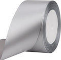 Gray Solid Satin Ribbon 2 Inch 25 Yards Solid Polyester Fabric Ribbon by Riunbb