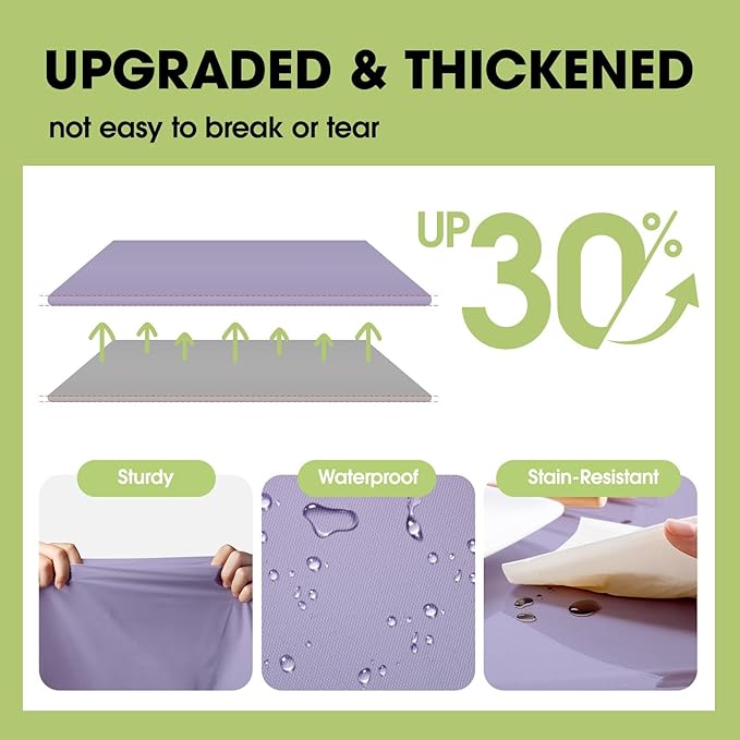 Pureegg Plastic Table Cloth Disposable 10 Pack, Easter Party, Decorative - Image 4