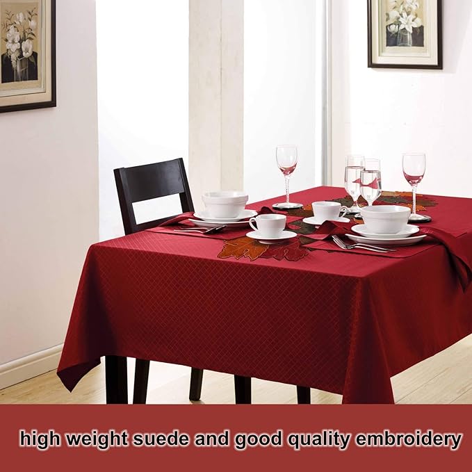 OWENIE Fall Table Runner 36 Inches Long, Short Small Thanksgiving Table Runner - Image 7
