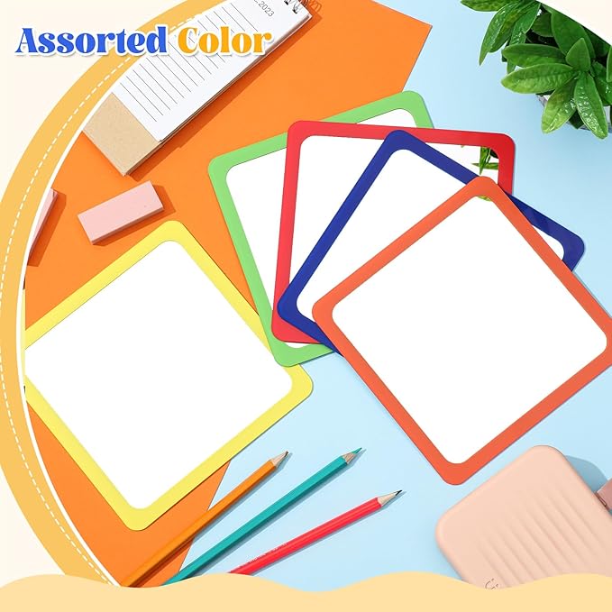 Dandat 10 Pcs Small Mirrors for Kids 6 x 6 Inch Square Shatter Proof Reflector - Image 6