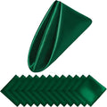 Aneco 12 Pieces Satin Napkin Square 20 x 20 Inches Dinner Napkins Weddings by Aneco