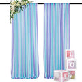 DUOBAO Sheer Curtains for Girls Bedroom, Light Filtering Purple Rod Pocket by DUOBAO