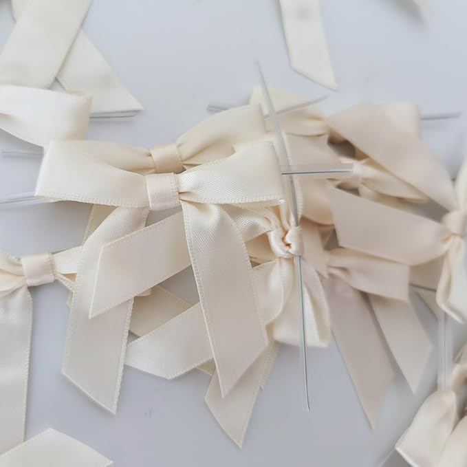 50pcs 2-1/2" Mini Satin Ribbon Bows - Image 8