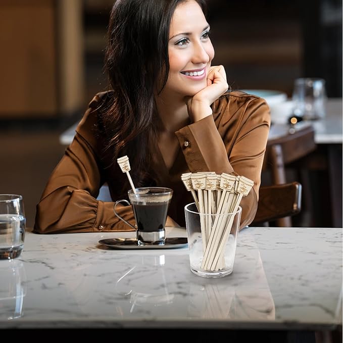 200 Pieces Wooden Coffee Stirrers, 6 inch Disposable Coffee Stir Sticks - Image 6
