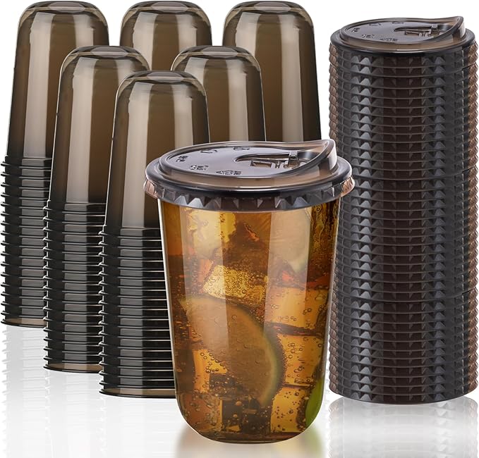 16oz Disposable Stemless Glasses by Unknown