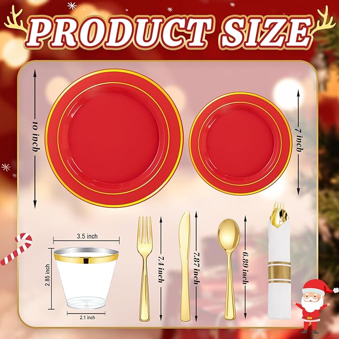 350Pieces Christmas Plates - Image 2