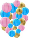 Tim&Lin Gender Reveal Decorations Paper Lanterns, Chinese/Japanese Hanging by Tim%26Lin