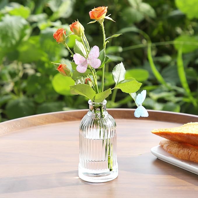 Glass Bud Vases in Bulk Set of 30 Pcs, Small Glass Vases - Image 8