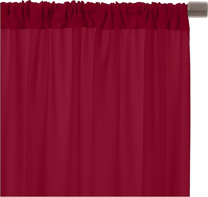 AK TRADING CO. 10 feet x 10 feet Polyester Backdrop Drapes Curtains Panels - Image 3