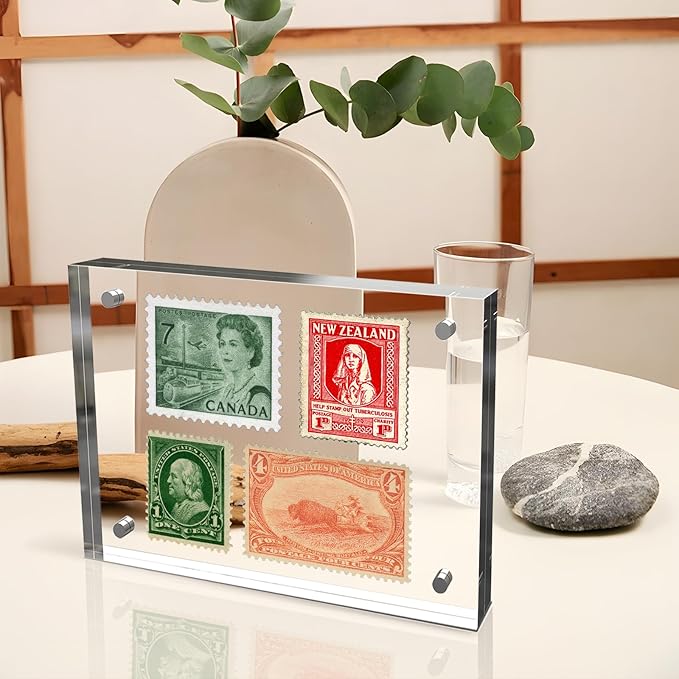 4x6 Inches Acrylic Picture Frames 3 Pack, Double Sided Magnetic Photo Frames - Image 5