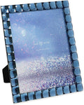 Isaac Jacobs Decorative Sparkling Navy Jewel Picture Frame, Photo Display & by IsaacJacobs