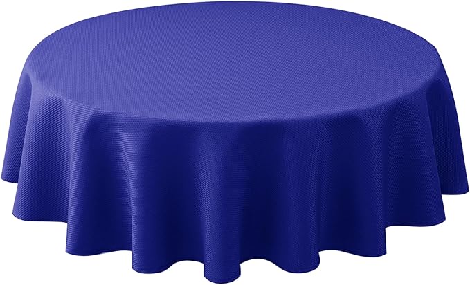 Biscaynebay Textured Fabric Round Tablecloths 60" by Biscaynebay