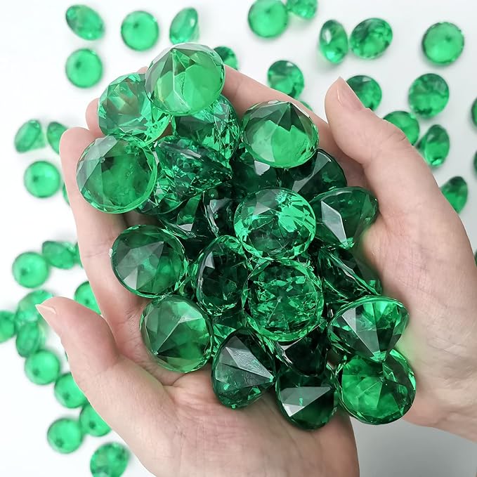 100 pcs Acrylic Diamond Gems, Arts & Crafts, Birthday Decorations - Image 5