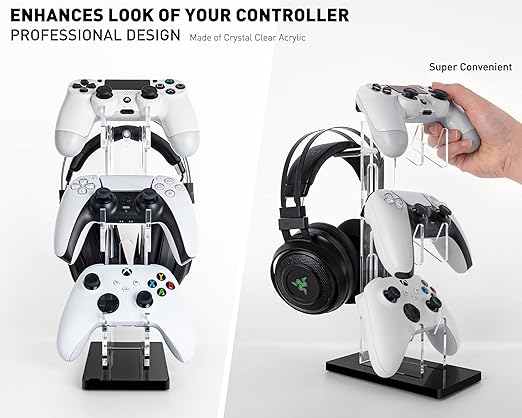 OAPRIRE Universal 3 Tier Controller Holder and Headset Stand - Image 3