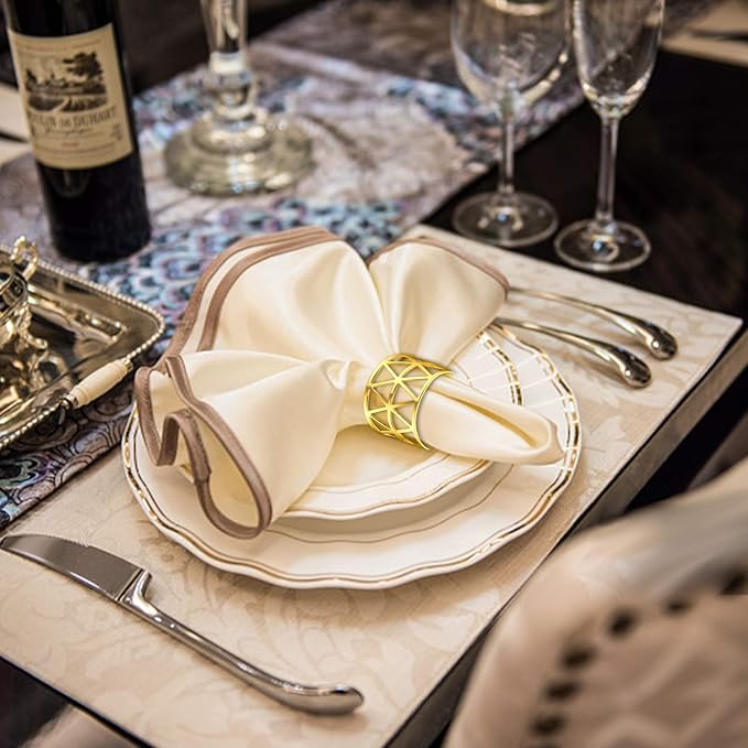 KPOSIYA Set of 20 Napkin Rings - Image 3