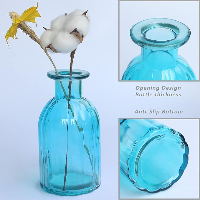 6 Sets Glass Bud Vase Small Vases - Image 3